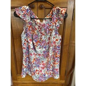 Mod Boutique Women's Top Blouse Size M Floral Worn Once spring 2025